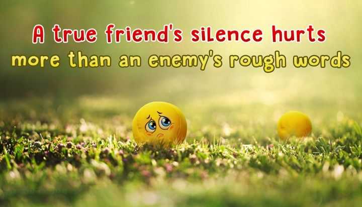 30 Best Friendship Hurt Quotes - A True Friend'S Silence Hurts - Boomsumo