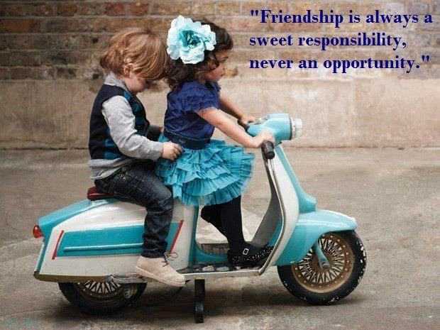 Friendship is always a sweet responsibility - Best Friends Quotes