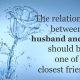 The relationship husband and wife Best friendship Quotes