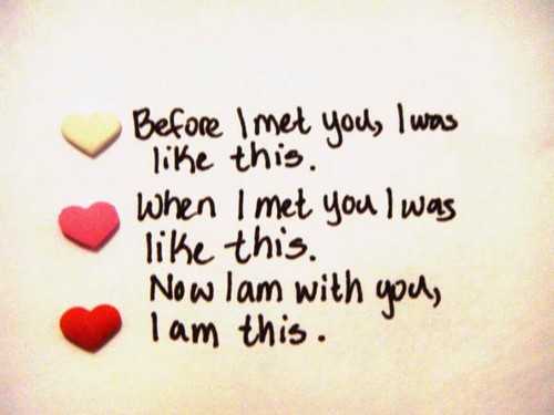 before i met you i am this beautiful love quotes boomsumo quotes - Short Love Quotes