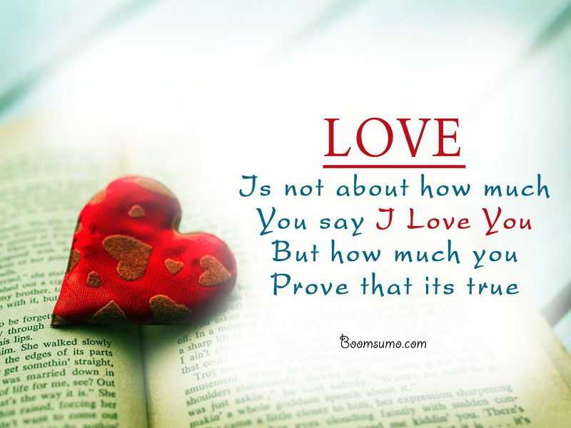 Inspirational true love quotes Did you say I love you, short love sayings Prove that