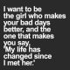 inspirational love quotes Love Sayings My life has changed Quotes About Love