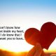 inspirational quotes love sayings about My heart say Never leave love quotes
