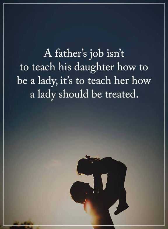 Best Fathers Day Quotes How to be Lady should be Treated – Good Quotes About Dads