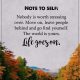 Inspirational Quotes Nobody Is Worth Stressing Positive quotes about life