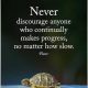 Inspirational quotes for difficult times Never Discourage Anyone, No Matter How