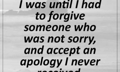 Positive life Quotes about strength I never Knew How Strong I Was until Forgive Someone
