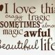 love Quotes I love This magic Beautiful life love phrases