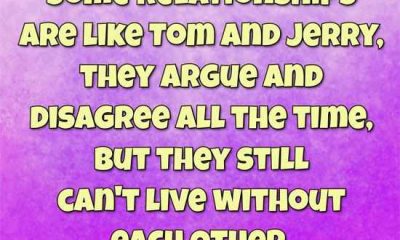 funny marriage quotes: Can't live Without Each other Tom & Jerry - Quotes About Relationship