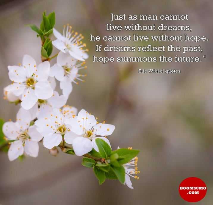 Best Hope Quotes about life Just as man cannot live without dreams