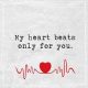 Best Love Quotes about love thoughts My Heart Beats Only For You