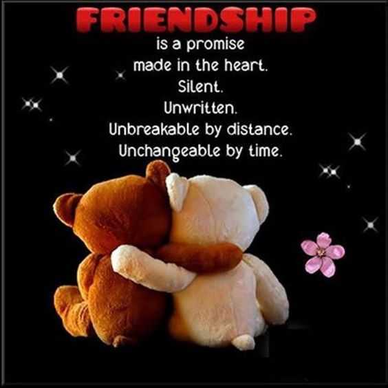 Best friendships Quotes unchangeable Time unbreakable Heart By Distance