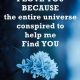Good Morning Quotes About Love Sayings universe help me to find you