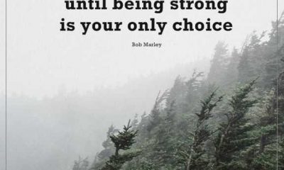 Inspirational quotes about strength Don't know How Strong You Are, Only Choice