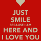 I love You Quotes Love Messages I love You, Just Smile
