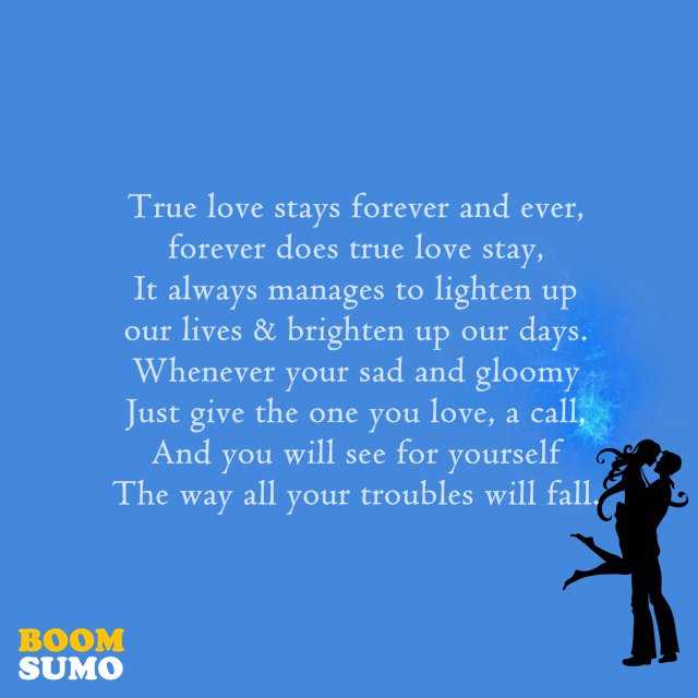 always and forever poems for him