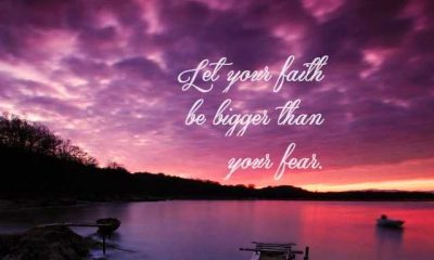 Encourage quotes life sayings let your faith be bigger
