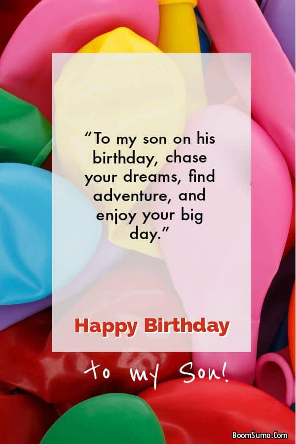 Happy Birthday Quotes | Your Son's 30th Birthday Texts