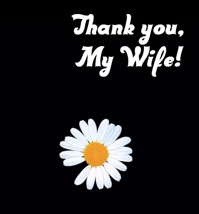 thank you message to wife