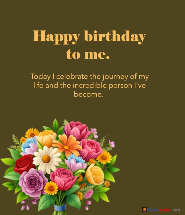 Birthday Wishes for Myself with Images
