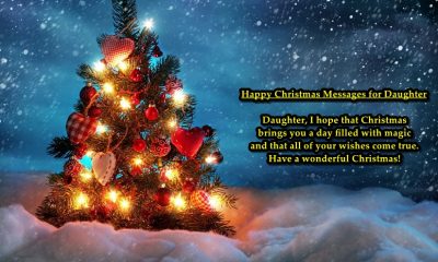 Christmas Messages for Daughter Happy Christmas Daughter