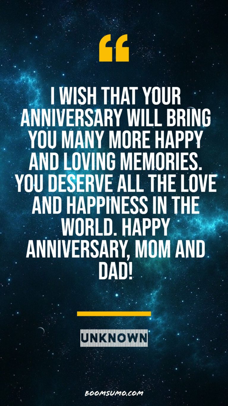 70 Happy Anniversary Quotes for Mom And Dad - Happy Anniversary Wishes ...