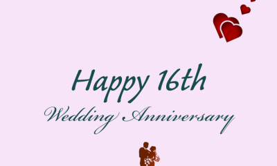 Happy 16th Wedding Anniversary