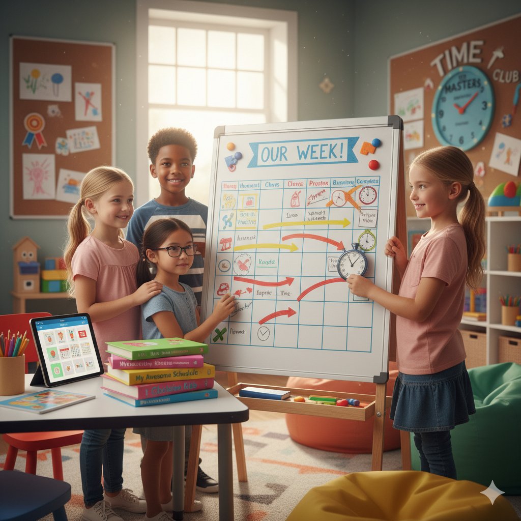 why teaching time management to kids is crucial for their future success