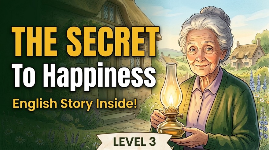 Learn English Through Story The Old Woman's Secret Why She Never Felt Sad