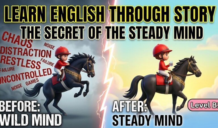 Learn English Through Story: The Secret of the Steady Mind (Level B1)