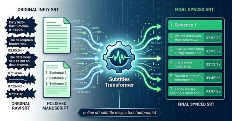 Online Automatic SRT Resync Tools