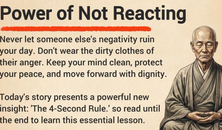 Power of Not Reacting: Learn English Through Story (Level 1) – Peace of Mind