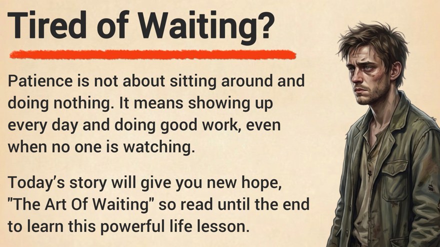 Tired of Waiting Learn English Through Story Graded Reader Listening Practice