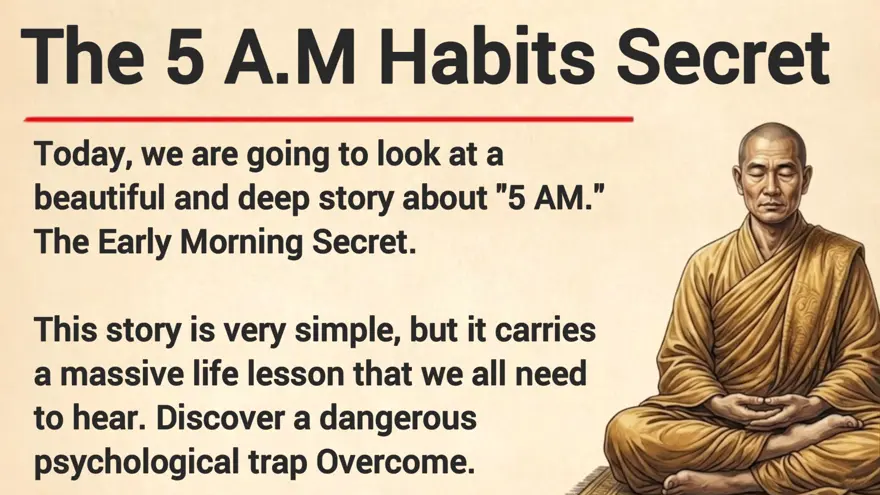 5 A.M Habits Secret Graded Reader Learn English Through Story Listening Practice