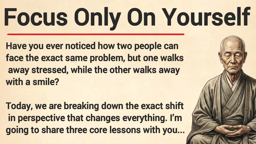 Focus Only On Yourself Graded Reader Learn English Through Motivation Listening Practice