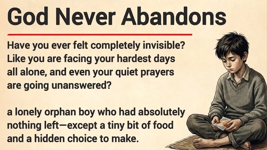 God Never Abandons Graded Reader Learn English Through Story Motivation Listening Practice