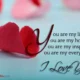 A romantic love quote reading 'You are my life, You are my hopes, You are my inspiration, You are my everything, I Love You' set alongside delicate red rose petals on a soft light blue background. You Are My Life You Are My Everything Love Quote A romantic love quote expressing deep affection